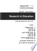 Research in Education