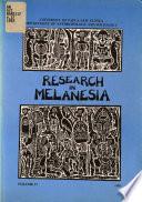 Research in Melanesia