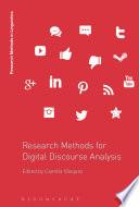 Research Methods for Digital Discourse Analysis