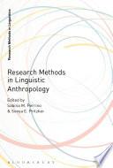 Research Methods in Linguistic Anthropology