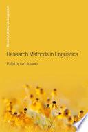 Research Methods in Linguistics