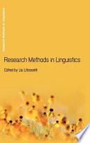 Research Methods in Linguistics