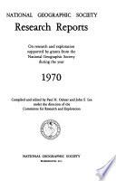 Research Reports - National Geographic Society