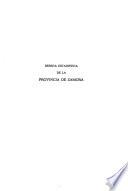 Reseña estadística provincial