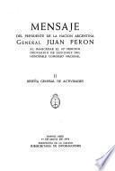 Reseña general de actividades