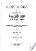 Reseña histórica: Congregación de las Hermanas Carmelitas Descalzas de la Tercera Orden B.V.M. del Carmen
