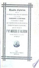 Reseña histórica de la provincia capuchina de Andalucía, y varones ilustres en ciencia y virtud que han florecido en ella desde su fundación hasta el presente