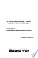 Responsabilidad del profesional en ciencias económicas