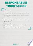 Responsables tributarios. Monográfico Nueva Fiscalidad 2021.