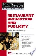 Restaurant Promotion and Publicity
