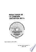 Resultados de la Campaña Antartida 8611.