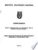 Resultados de proyectos de investigación y desarrollo tecnológico