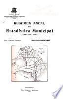 Resumen anual de estadística municipal