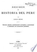 Resumen de historia del Peru