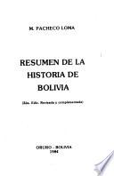 Resumen de la historia de Bolivia