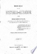 Resumen de la historia del Ecuador desde su origen hasta 1845
