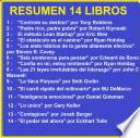 Resumen y Ejercicios de 14 Libros: Controle su destino, Padre rico padre pobre, el método Lean Startup, El obstáculo es el camino, Los siete hábitos de la gente altamente efectiva, El carril rápido del millonario,...