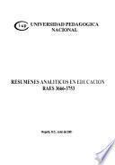 Resúmenes analíticos en educación