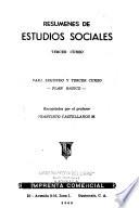 Resúmenes de estudios sociales para segundo y tercer curso