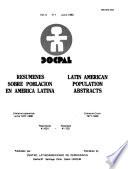 Resúmenes sobre población en América Latina