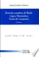 reticulo completo de boole logica matematica teoria de conjuntos
