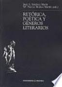 Retórica, poética y géneros literarios