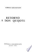 Retorno a Don Quijote