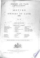 ... Return of Owners of Land, 1873