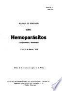 Reunión de Discusión sobre Hemoparásitos