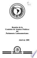 Reunión de la Comisión de Asuntos Políticos del Parlamento Latinoamericano