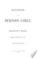 Reunion of the Dickinson Family