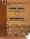 Reunion Tecnica Internacional Sobre Extension Agricola
