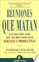 Reuniones Que Matan