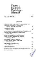 Review of Existential Psychology and Psychiatry
