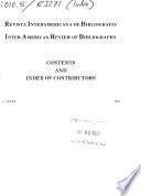 Review of Inter-American Bibliography