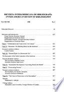 Review of Inter-American Bibliography