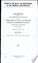 Review of the Impact and Effectiveness of the Caribbean Basin Initiative
