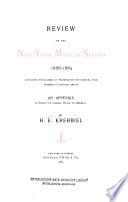 Review of the New York Musical Season 1885-1886 [-1889-1890]