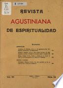 Revista agustiniana de espiritualidad