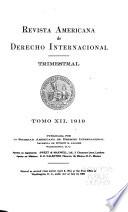 Revista americana de derecho internacional