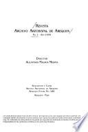 Revista Archivo Arzobispal de Arequipa