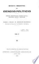 Revista argentina de ciencias políticas