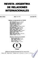 Revista argentina de relaciones internacionales