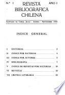 Revista bibliográfica chilena