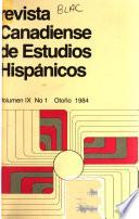 Revista canadiense de estudios hispánicos