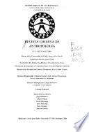 Revista Chilena de Antropología
