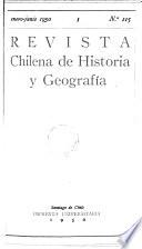 Revista chilena de historia y geografía