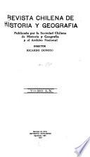 Revista chilena de historia y geografía