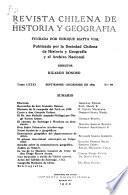 Revista chilena de historia y geografía