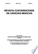 Revista costarricense de ciencias médicas